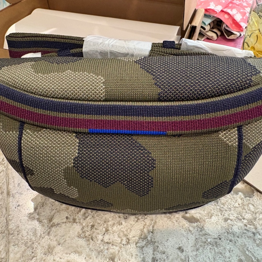 Rothy camo crossbody